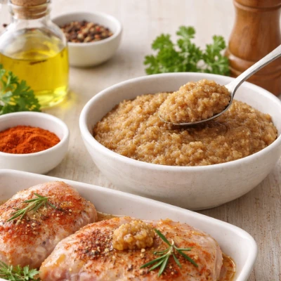 Česneková pasta 500 g – doypack se zavíráním HERBI