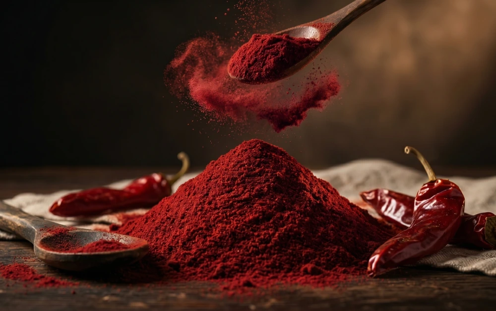 Tmavo krvavo rudá mletá paprika sladká ASTA 200 – sýta farba a plná vôňa