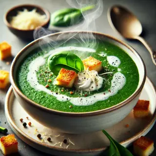 Špenátová omeleta