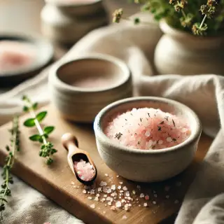 Hrubá himálajská sůl v kuchyni