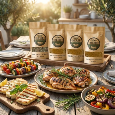 Sada korenia Rodinná grilovačka HERBI Sada Rodinná grilovačka HERBI - 4 zmesi