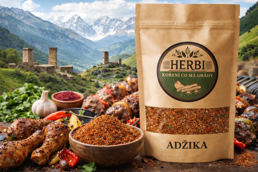 Adžika na grilovanom mäse – chuťový detail