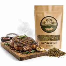 Kovbojské koření s vůní udírny, 50 g – pepřová grilovací směs na steaky