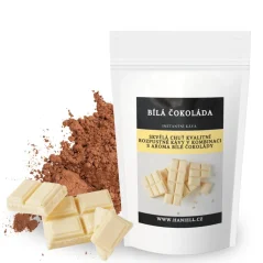 Rozpustná káva Biela čokoláda – jemná krémová chuť