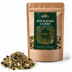Bylinný čaj Rovnováha cukru – s černým čajem a bylinami pro metabolickou harmonii
