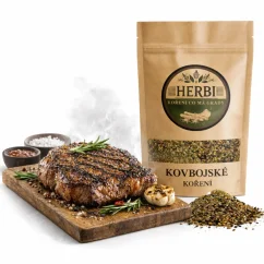 Kovbojské koření s vůní udírny, 50 g – pepřová grilovací směs na steaky