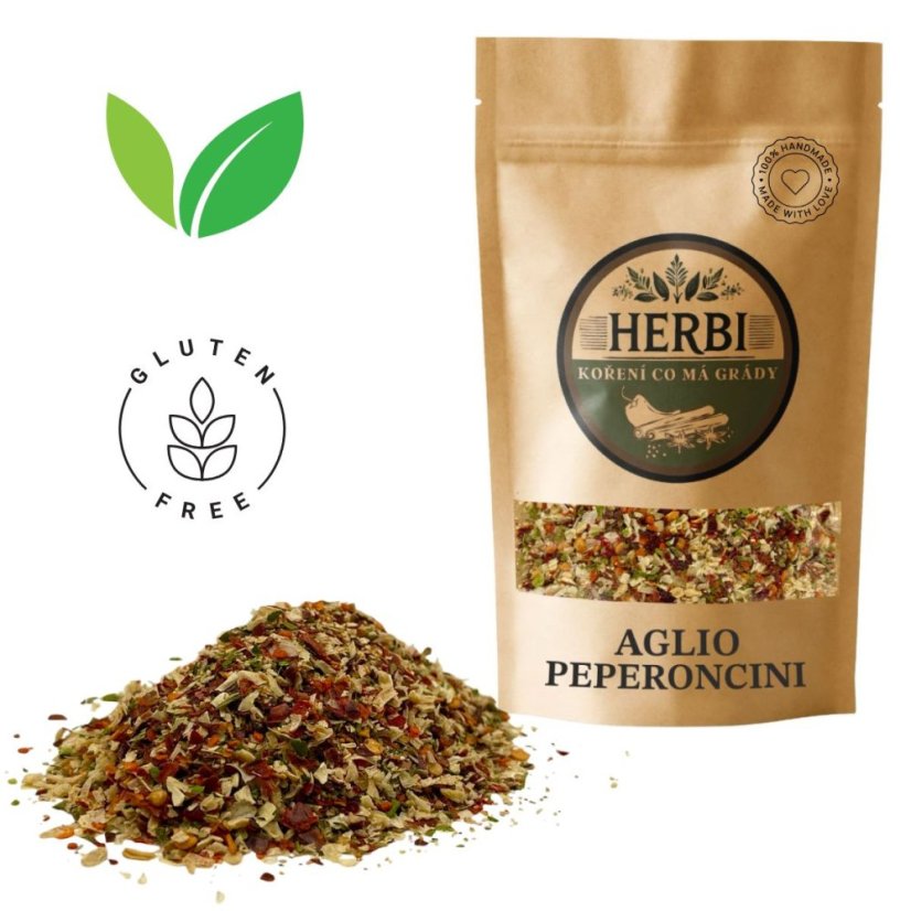 Aglio Peperoncini, 50 g – pikantná zmes s cesnakom a chilli