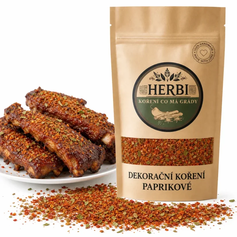 Dekorační koření PAPRIKOVÉ, 50 g – barva a vůně pro maso i zeleninu