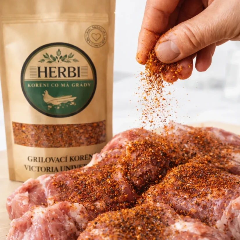 Grilovací koření Victoria univerzál, 50 g – nepálivá směs na maso i koleno