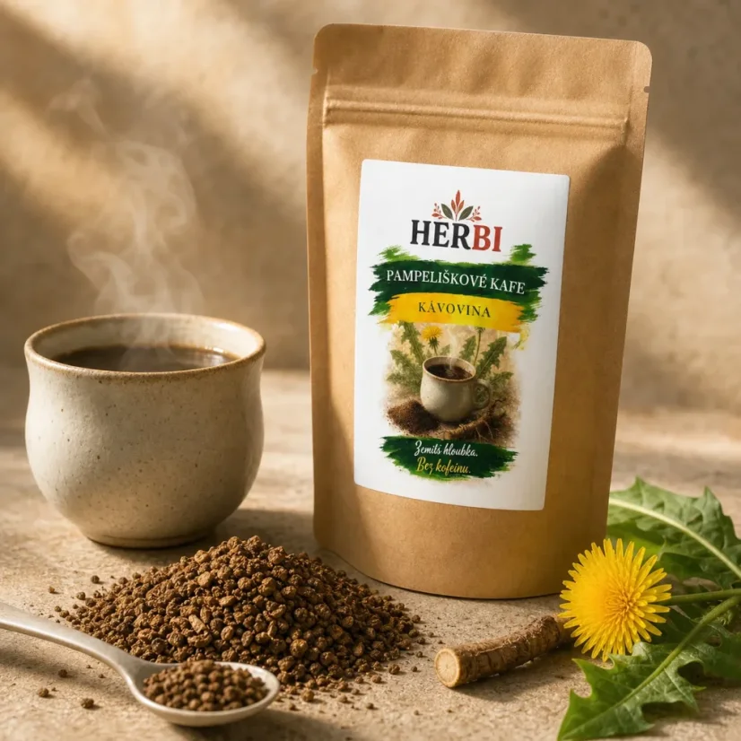 Pampeliškové kafe – kávovina z praženého kořene - Hmotnost: 1000 g