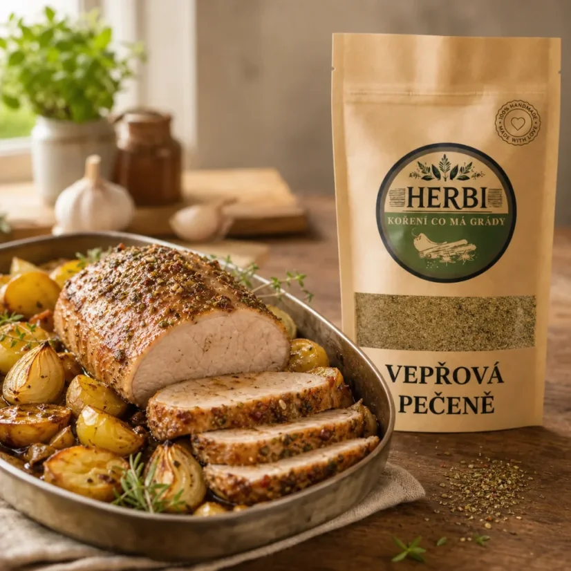 Korenie na bravčovú pečienku – tradičná chuť pre šťavnaté mäso - Hmotnosť: 50 g
