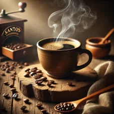 Káva Santos Brazilia arabica zrnková