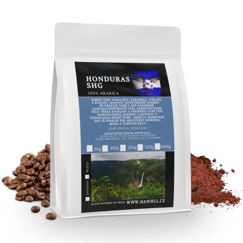 Káva Honduras SHG – 100% arabica, čerstvě pražená