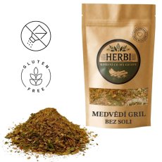 Medvědí gril bez soli, 50 g – aromatická bylinková směs na grilování Medvědí gril bez soli, 50 g – aromatická bylinková směs na grilování