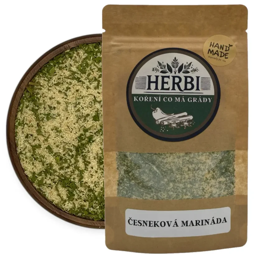 Česneková marináda – směs na nakládání masa a zeleniny