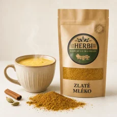 Zlaté mlieko, 50 g – lahodná kurkuma latte zmes pre pokoj a imunitu