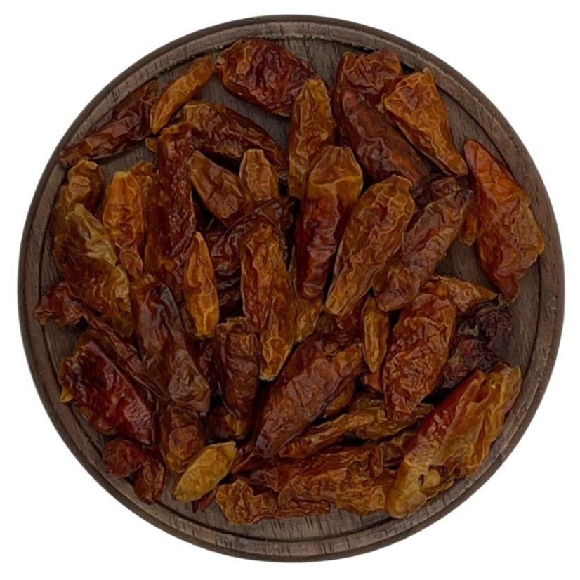 Chilli papričky celé, 25 g – výrazná pálivost pro autentickou kuchyni