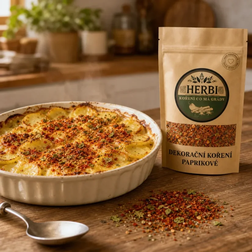 Dekorační koření PAPRIKOVÉ, 50 g – barva a vůně pro maso i zeleninu