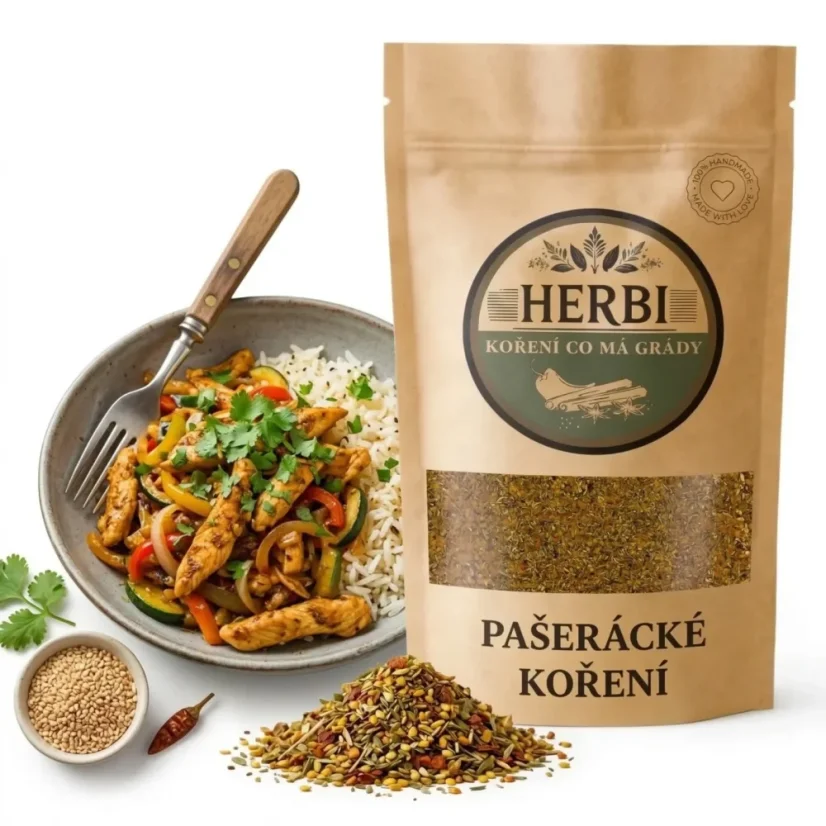 Pašerácké koření, 50 g – aromatická bylinková směs pro dušená jídla