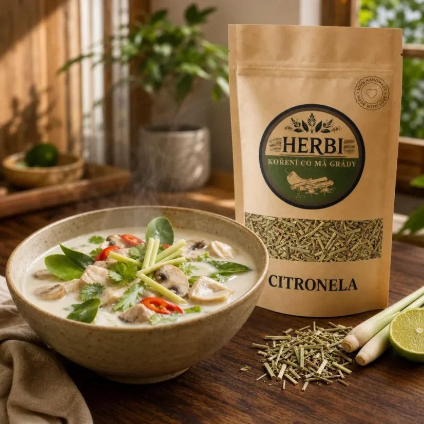 Citronela, 10 g - voňavá thajská tráva do polévek i marinád