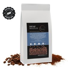 Bezkofeinová káva DECAF Brazil Swiss Water – bezkofeinová 100% arabica s čokoládovo-karamelovou chutí