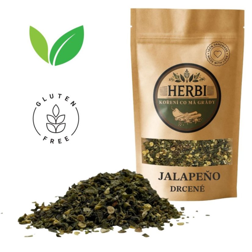 Jalapeño drcené, 25 g – středně pálivé chilli pro univerzální použití