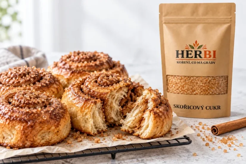 Skořicový cukr, 100 g – s cejlonskou skořicí na palačinky i pečení - Hmotnost: 100 g