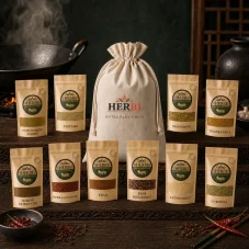 Ázijské vrece plné chutí – Wok a umami – sada 10 druhov korenia HERBI