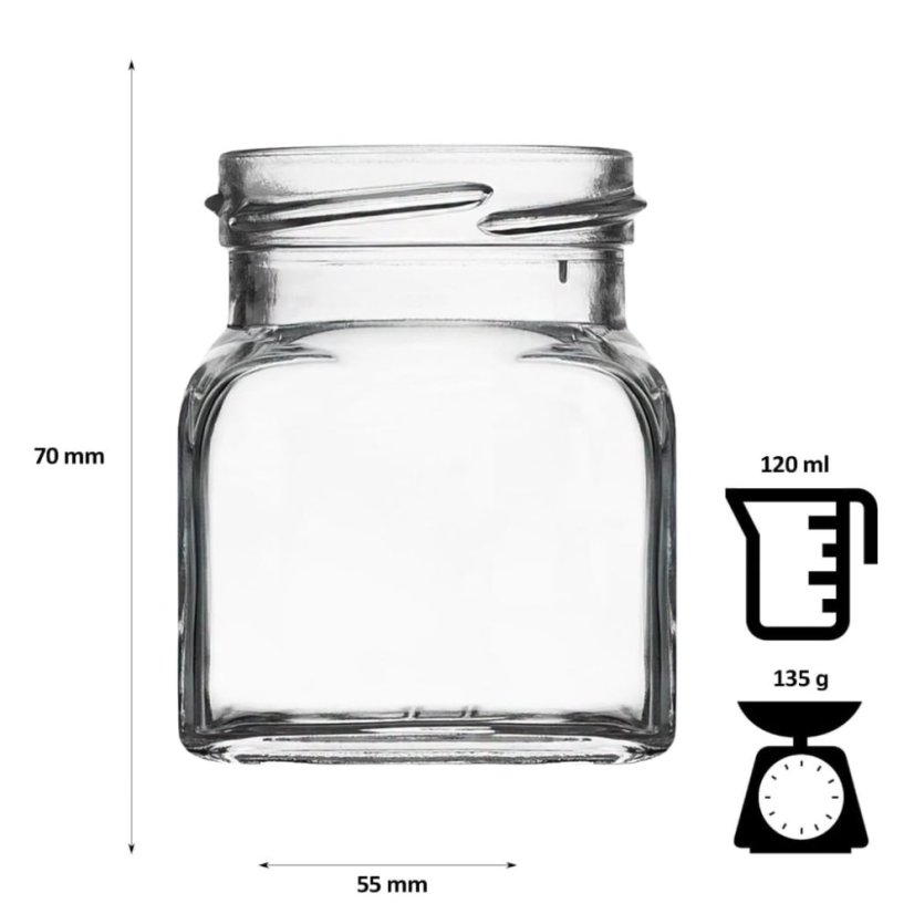 Skleněná kořenka 120 ml – ideální balení pro poctivé koření