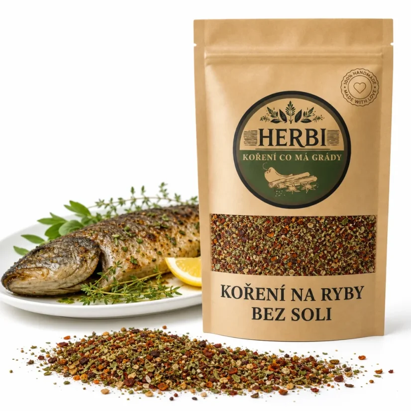Korenie na ryby bez soli - Hmotnosť: 50 g