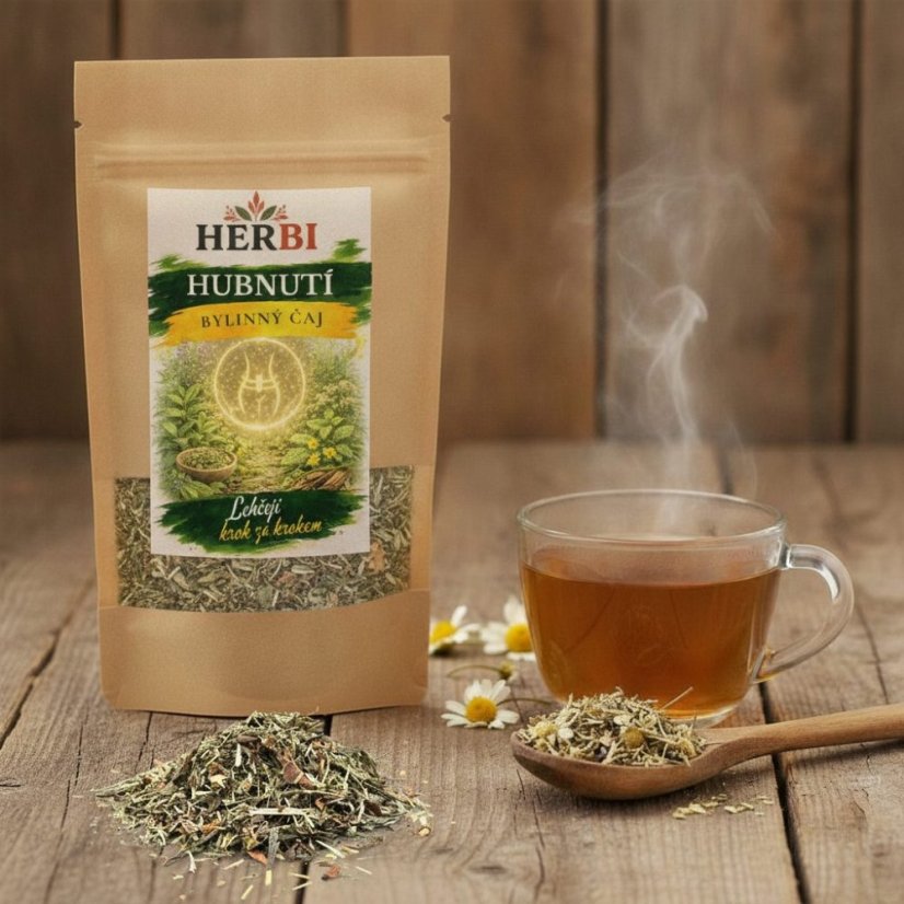 Bylinný čaj Kila dolů – lehkost, detox a spalování tuků - Hmotnost: 50 g