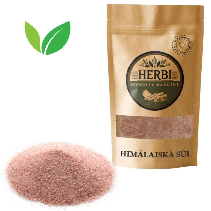 Himálajska soľ jemná, 500 g – ružové kryštáliky čistej chuti na každodenné varenie