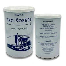 Dárková káva Pro šoféry – směs pro řidiče, kamioňáky i noční tahouny