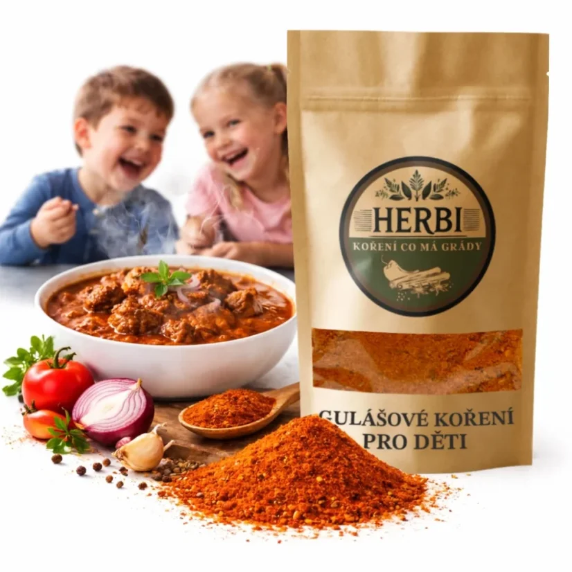 Gulášové koření pro děti, 100 g - jemná chuť bez pálivosti