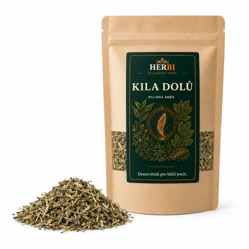 Bylinný čaj Kila dolů – lehkost, detox a spalování tuků - Hmotnost: 200 g