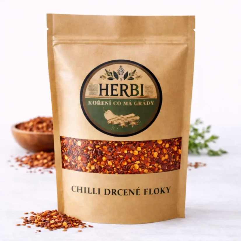 Chilli drvené floky - Hmotnosť:: 50 g
