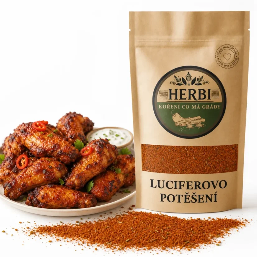 Luciferovo potěšení, 50 g – pálivá směs pro milovníky ohnivých chutí