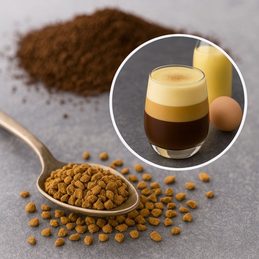 Rozpustná káva Vaječný likér – krémová chuť se špetkou vanilky