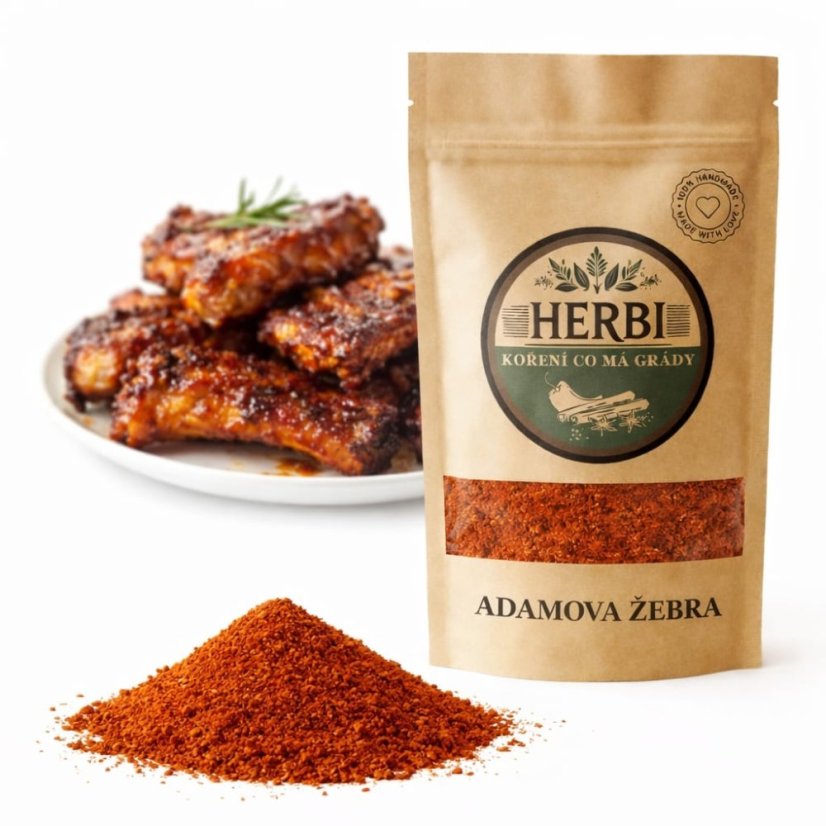 Adamova žebra – pikantní směs s medem na grilování a pečení