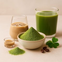 Zelený čaj Matcha s příchutí Irish Cream