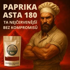 Paprika sladká lahůdková ASTA 180 – intenzivní barva a chuť