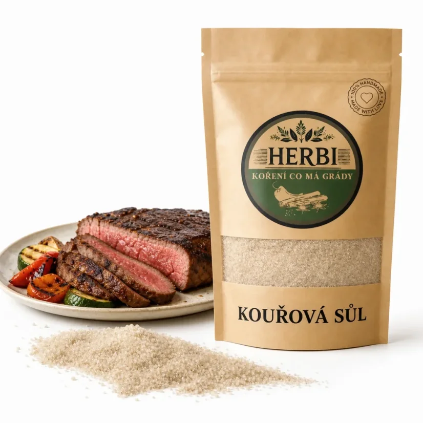 Údená soľ, 50 g– autentická chuť grilovania a marinád