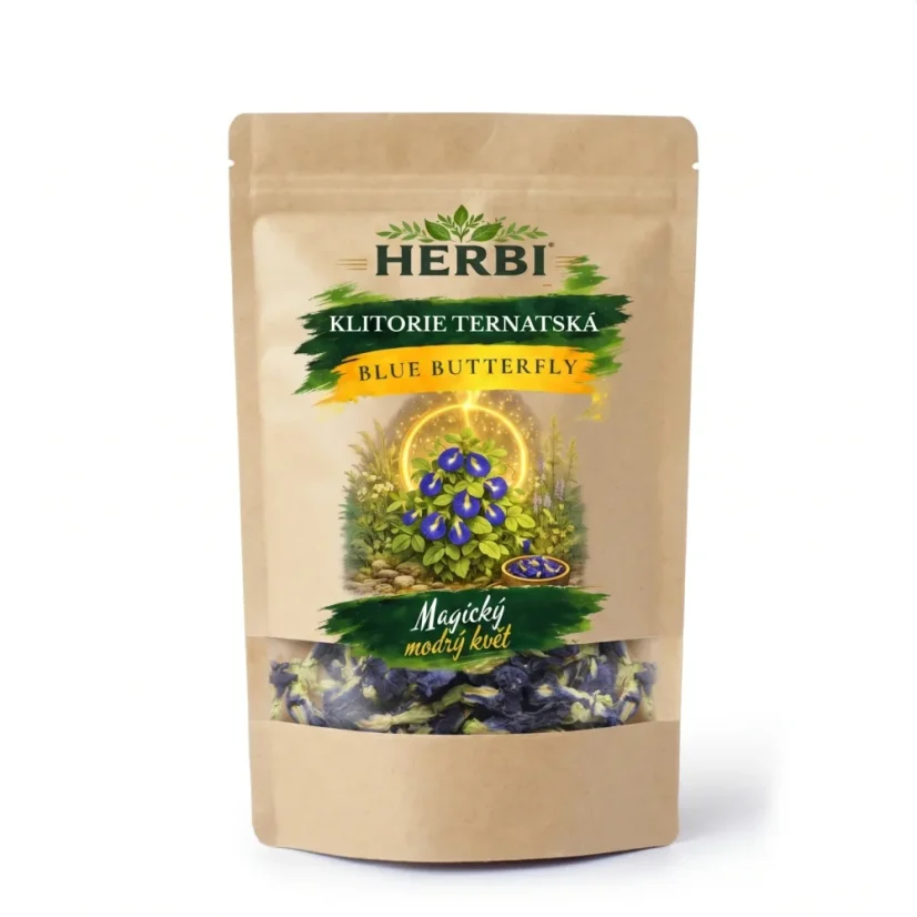 Klitorie ternatská (Magický modrý květ) – přírodní botanické barvivo