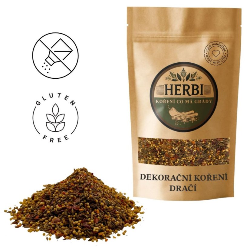 Dekorační koření DRAČÍ, 50 g – barva, chuť a šmrnc v jedné vrstvě