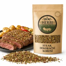 Dekorační koření na steak, 50 g – hrubá směs s vizuálním i chuťovým šmrncem