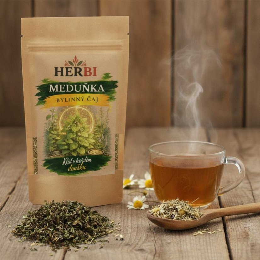 Meduňka nať řezaná – jemná citronová vůně a uklidňující účinky - Hmotnost: 50 g