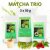 Sada Matcha Trio 3 x 50 g: sladká jahoda, Vaječný likér, čistá energie