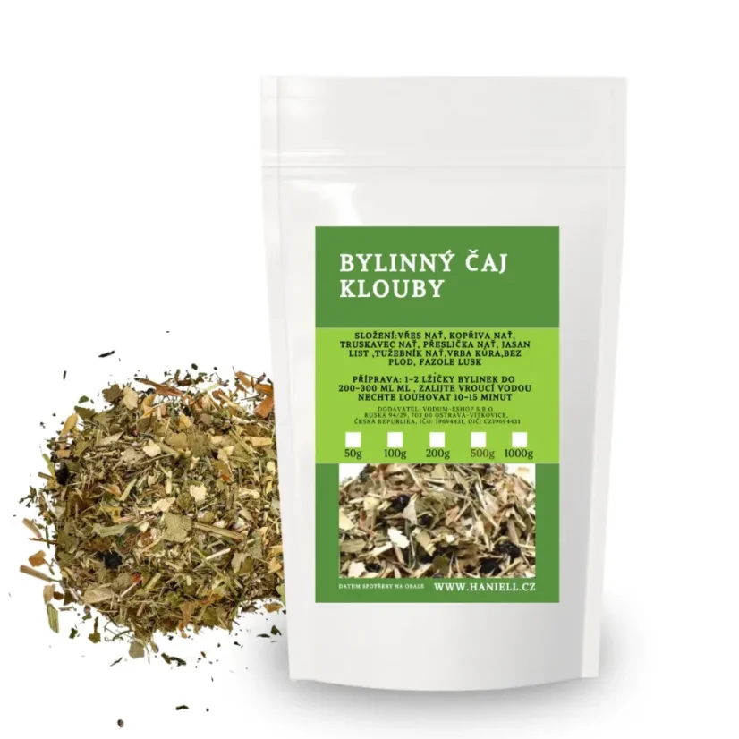 Bylinný čaj Klouby – přírodní úleva pro pohyb a flexibilitu