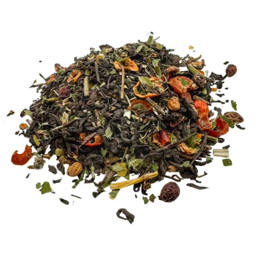 Bylinný čaj Vysoký tlak s hlohem, jmelím a Pu-Erhem - Hmotnost:: 100 g