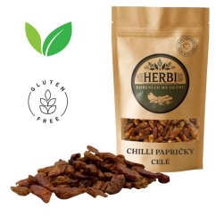 Chilli papričky celé, 25 g – výrazná pálivost pro autentickou kuchyni
